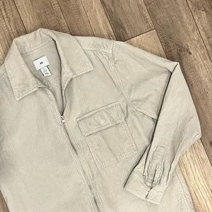 H&M Corduroy Shirt Jacket